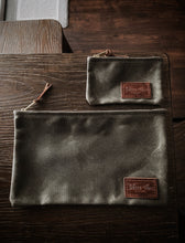 Load image into Gallery viewer, WAXED CANVAS GEAR POUCH